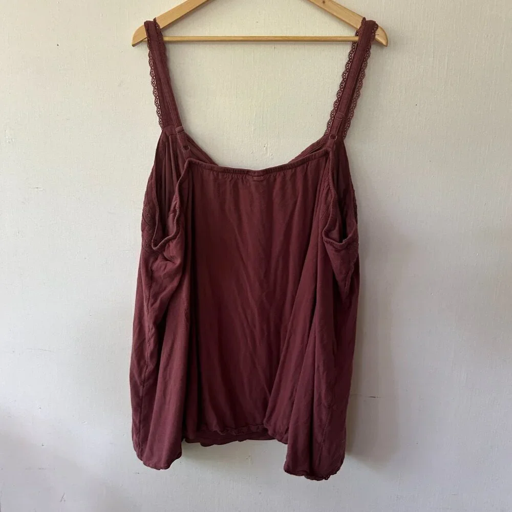 Torrid Tank Y2K Top Womens 6XL Purple Button Front Sleeveless Fairy Cottagecore - Picture 6 of 7